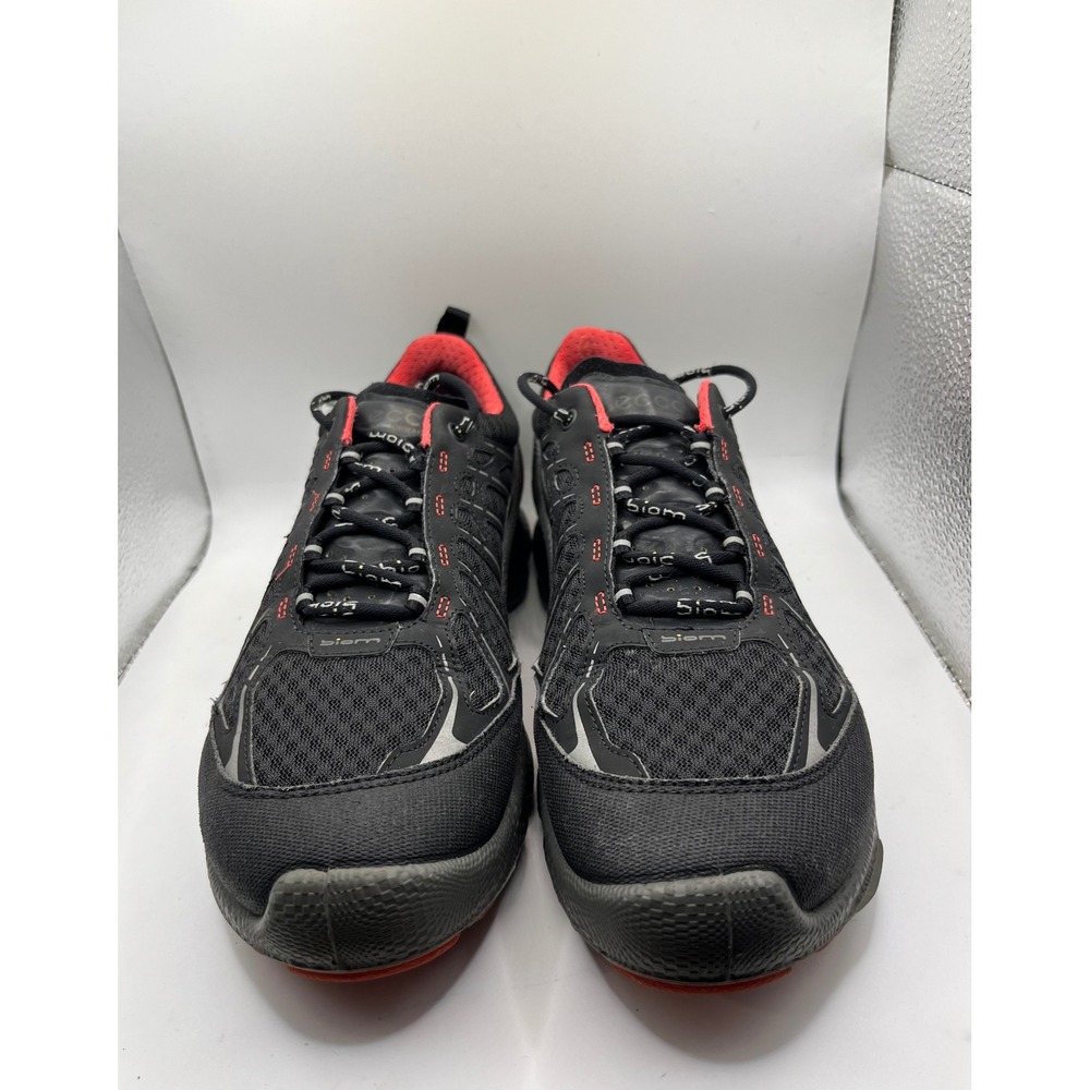 ECCO BIOM Performance Train Sneakers Black Red Women's Size 38 Running Shoes